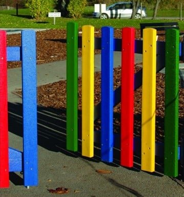 Picket-Gate-Rainbow-920x600-1 - Marmax Recycled Plastic Products - Manufactured in the UK