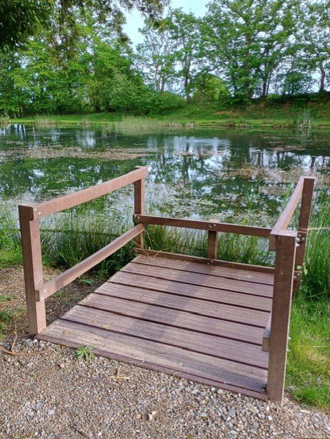 Pond Dipping Platform - Isfield - Marmax Recycled Plastic Products - Manufactured in the UK