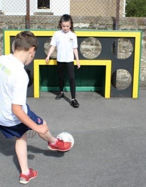 Goal Wall - Marmax Recycled Plastic Products - Manufactured in the UK Goal Wall