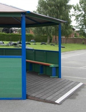 Outdoor Classroom Ramp - Marmax Recycled Plastic Products - Manufactured in the UK Ramp