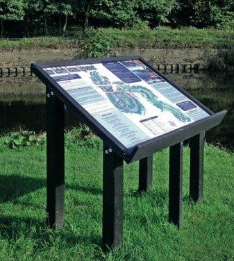 Lectern Signage park - Marmax Recycled Plastic Products - Manufactured in the UK Lectern Signage park
