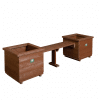 Planter Sturdy Brown - Marmax Recycled Plastic Products - Manufactured in the UK