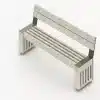 Interlocking Rest Axo 120X40 rb - Marmax Recycled Plastic Products - Manufactured in the UK