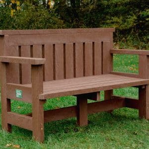 Consett Seat Brown on grass